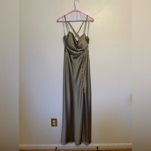 Revelry Sage Green Bridesmaids Dress